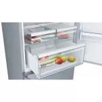 BOSCH refrigerator with a freezer below 17Q model KGN56XI40J Stainless Steel Color