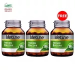 Lifetune, 2 bottles of Indian Bacapa, free 1 bottle, 60 tablets/bottles of carpet extract Nourish the brain and memory