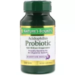 Nature's Bounty Acidophilus Probiotic 120 Tablets, 1 billion probiots, assisted digestive systems Enhance the excretion of 120 tablets