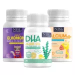 NBL DHA Al -Oil 470 + Calcium + Vitdee + Multi -Elderberry 30 Capsule