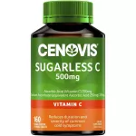 Cenovis Sugarless C 500mg  เซโนวิส 500 ม.ก.  วิตามินซี ชนิดเคี้ยว รสส้ม 160 เม็ด