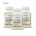 แคลเซียม แอลทรีโอเนต x 3 ขวด คอลลาเจน ซอยโปรตีน อินูวิค แอล-ทรีโอเนต Calcium L-Threonate Calcium Carbonate Collagen INUVIC
