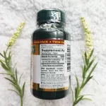 Set 2 bottles of acidophilus probiotic twin pack 100 Tablet Nature's Bounty®