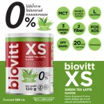 Biovitt XS รสกรีนที ลาเต้ อร่อย เข้มข้น/อิ่มนาน ลดความอยากอาหาร น้ำตาล 0% Fat 0% KCAL0% ขนาด 120G