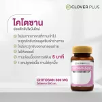 Clover Plus ไคโตซาน 500 mg. ผลิตภัณฑ์เสริมอาหารไคโตซาน 2 กระปุก