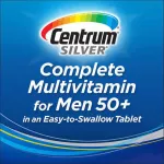 Centrum vitamins and minerals For a 50 -year -old man, Silver® Men 50+ Multivitamin/Mutimineral 65 Tablets Centrum®