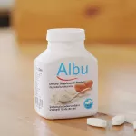 Albu, egg whites, high protein powder, 60 tablets