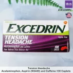 Sale!!! สินค้าลดราคา!! ผลิตภัณฑ์ลดปวด ปวดหัว และปวดที่เกิดจากความตึงเครียด Tension Headache Pain Reliever 24 or 100 Caplets Excedrin®