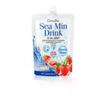 Giffarine, Giffarine Sea Min Drink, 30% strawberry drinks mixed with calcium from red algae and vitamin D 3.