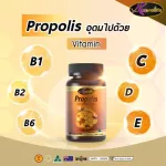 AuswellLife Propolis 1000 mg. Propolis Propolyis reduces allergies to reduce acne inflammation. Build immunity Balance the hormone has 2 sizes, 30 and 60 tablets.