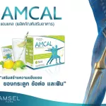 Amsel Amcal แอมแคล แคลเซียมรูปแบบชงดื่ม ดูดซึมได้ดี และมีความเข้มข้นสูง 30ซอง