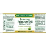 Nature's Bounty Eveling Primrose Oil 1,000 mg 60 Rapid Release Softgels Ephri Rose 1000 mg 60 tablets