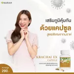 NARAH KRACHAI EX นราห์ กระชาย เอกซ์ กระชายขาวสกัด สูตรเข้มข้น ขนาด 30 แคปซูล โปร 4 ขวด