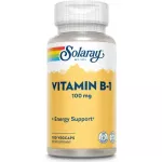 Solaray Vitamin B-1 100 mg 100 VegCaps วิตามินบี 1 100 เวจจี้แคปซูล