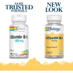 Solaray Vitamin B-1 100 mg 100 VegCaps วิตามินบี 1 100 เวจจี้แคปซูล