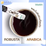 Wellth Coffee Be, concentrated black coffee, water -soluble powder, no Robusta, Arabica 80 20, Black Kerrant Goji Berry Extract - 1 box 15 sachets