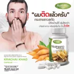 100% white Krachai Krachai Khao Capsule - helps to increase immunity, anti -virus, enhancement in the body. Delivered directly from the company