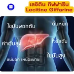 Lexitin Giffarine 60 Capsules Lecitin Giffarine mixed with vitamin E and carotene, fat, liver, liver care, colic