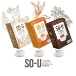 So-U Soyu cocoa, Thai tea, coffee 15 grams x 5 sachets