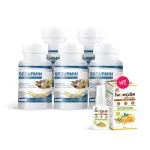 BENJA OIL SECURMIN อาหารเสริม ช่วยบำรุงกระดูกและป้องกันข้อเข่าเสื่อม 5 กระปุก ฟรี Mouth Spray 15 ml. 1 ชิ้น