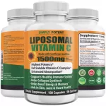 Help with antioxidant Clear skin nourishes collagen !!!! Simply Potent Liposomal Vitamin C 1500 mg, 180 capsules No.678