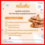 Bhumit reinforcement set Turmeric capsules And vitamin C in front of Giffarine