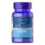 Ready to send Puritan Zinc for Acne 50 mg, 100 tablets, acne reduction supplements, especially for acne.