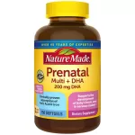 Nature Made, Prenatal, Multi + DHA 200mg, 150 Softgels, vitamin preparation