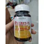 Vistra b complex plus ginseng 30 เม็ด วิสทร้า วิตามินบี ผสมโสม วิตามินบีรวม วิตามินเจริญอาหาร จาก วิสตร้า