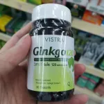 Vistra GINKGO 120 size 30 tablets - Visat, Ginkgo Biloba leaves, Extracting Viset Dietary Supplements from Vista
