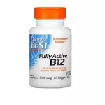 พร้อมส่ง วิตามินบี-12 Doctor’s Best, Fully Active Vitamin B-12, 1,500 mcg, 60 / 180 Veg Caps