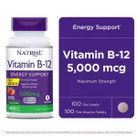 Ready to deliver vitamin B-12 Natrol, Vitamin B-12, Maximum Strength, Fast Dissolve, Strawberry Natural Flavor 5,000 MCG, 100 Tablets.