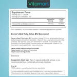 พร้อมส่ง วิตามินบี-12 Doctor’s Best, Fully Active Vitamin B-12, 1,500 mcg, 60 / 180 Veg Caps