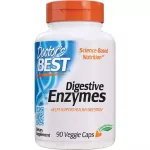 พร้อมส่ง Doctor’s Best, Digestive Enzymes, 90 Veg Caps, เอนไซม์ที่ช่วยย่อยอาหาร อาหารไม่ย่อย แก้ท้องอืด