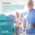 Ready to deliver Life Extension, Optimized Ashwagandha, 60 Vegetarian Capsules.