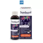 Sambucol Black Elderberry Mini's Liquid 120 ml. Sam Black Black Elder Berry, 1 bottle of water containing 120 ml.