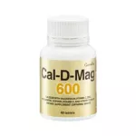 Cal D Mag 600 คาล ดี แม็ก 600 เสริมสร้างกระดูก และฟัน ให้แข็งแรง บำรุง ไขข้อ สะโพก โรคกระดูกสันหลัง ป้องกันอาการกระดูกหักง่ายในวัยสูงอายุ 60 เม็ด