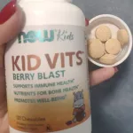 Now Foods Kids Multi Vits Berry Blast, 120 Chewables "วิตามินรวมสำหรับเด็ก"