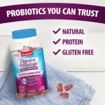 Schiff Digestage® Probiotic Gummies Natural Fruit 90 Gummies Prophet Kammy Flavor