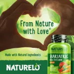 Naturelo Bariatric Multivitamin with Iron 60 Vegetarian Capsules. Vitamins combined with iron 60 vest capsules.