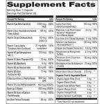 Naturelo Bariatric Multivitamin with Iron 60 Vegetarian Capsules. Vitamins combined with iron 60 vest capsules.