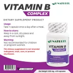 Vitamin B. Vitamin B Complex AU Naturel Vitamin B1 B2 B3 B6 B7 B12 Vitamin B2 B2 B3 B6 B6 B19 B12