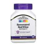 21st Century | Resveratrol Red Wine Extract 200 mg 90 tablets