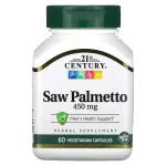 21st Century, Saw Palmetto, 450 mg, 60 Vegetarian Capsules ต่อมลูกหมาก