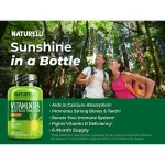 Naturelo Vitamin D3 Plant Based 5000 IU 180 Easy Swallow Capsules Vitamin D 3 180 Weigi Capsule