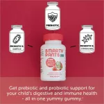 Smartypants Kids Probiotic Complete Grape 4 Billion Cfu 60 Gummies Strawberry Creme Prebial Otic and Protip