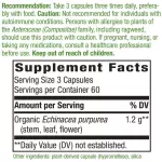 Nature's Way Echinacea Purpurea Herb 1,200 mg 180 Vegan Capsules เอ็กไคนาเซีย 180 วีแกนแคปซูล