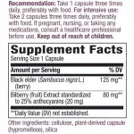 Nature's Way Bilberry 60 Vegan Capsules บิลเบอร์รี่ บำรุงสายตา 60 วีแกนแคปซูล