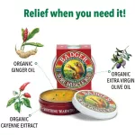 Badger Sore Muscle Rub Cayenne & Ginger 21 g relieves muscle pain.