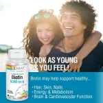 Solaray Biotin 5,000 MCG 60 Vegcaps Biotin 60 Weigi Capsule